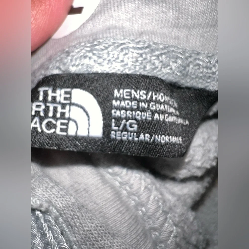 The North Face Heather Gray Pullover Hoodie Sweatshirt Cozy Cotton Warm Casual